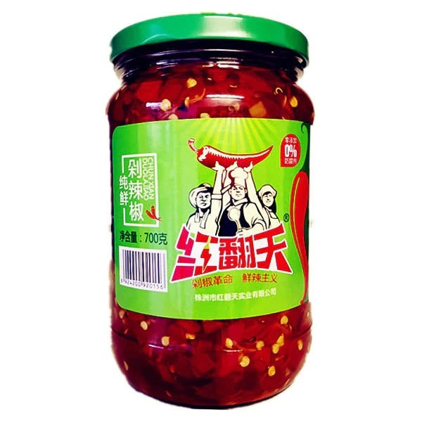 HONGFANTIAN Fresh Chopped Hot Pepper 700g