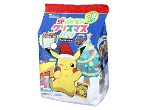 TOHATO Pokemon XMAS Chocolate Corn Snack 15g/5P