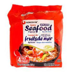 Nongshim Spicy Seafood Ramen 125g x 4