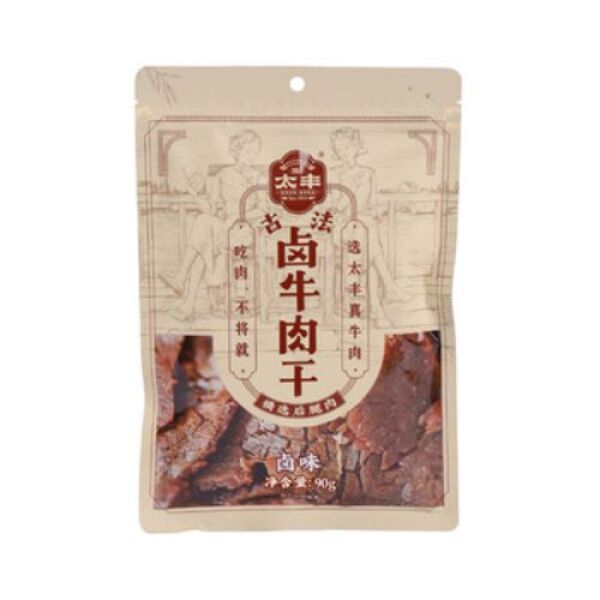 Bœuf séché braisé traditionnel Taifeng (saveur braisée originale) 68 g