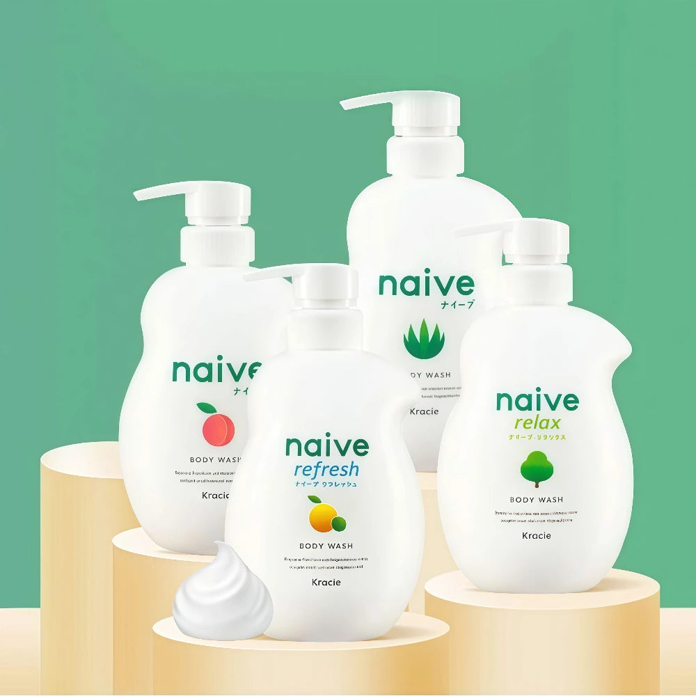 KRACIE Naive Body Wash Aloe 530ml