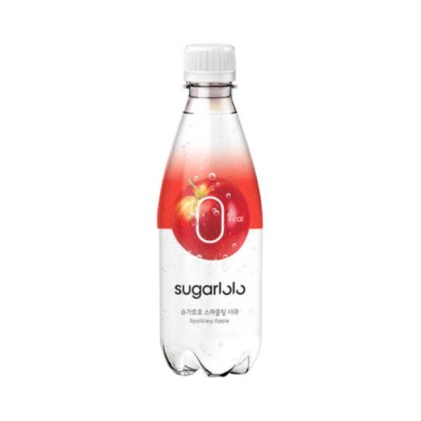 SUGARLOLO 0 kcal Sparkling Water (Apple Flavor) 350ml