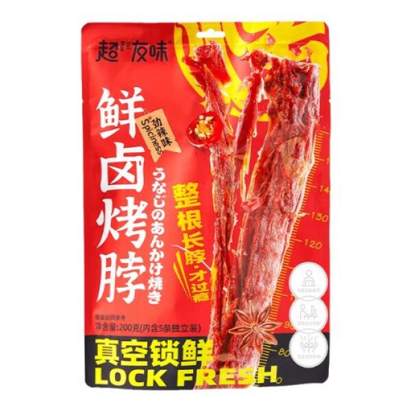 Chaoyouwei Savory Braised Roasted Duck Neck Spicy 200g