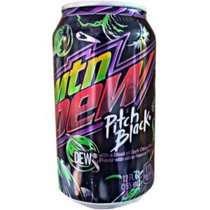 Mountain Dew Pitch Black Soda