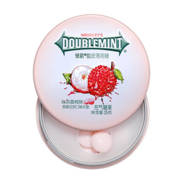 WRIGLEY'S Crunchy Mint Gummi (Lychee Flavor) 25g