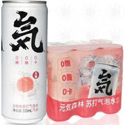 GENKI FOREST Soda Drink Peach 330ml * 6p