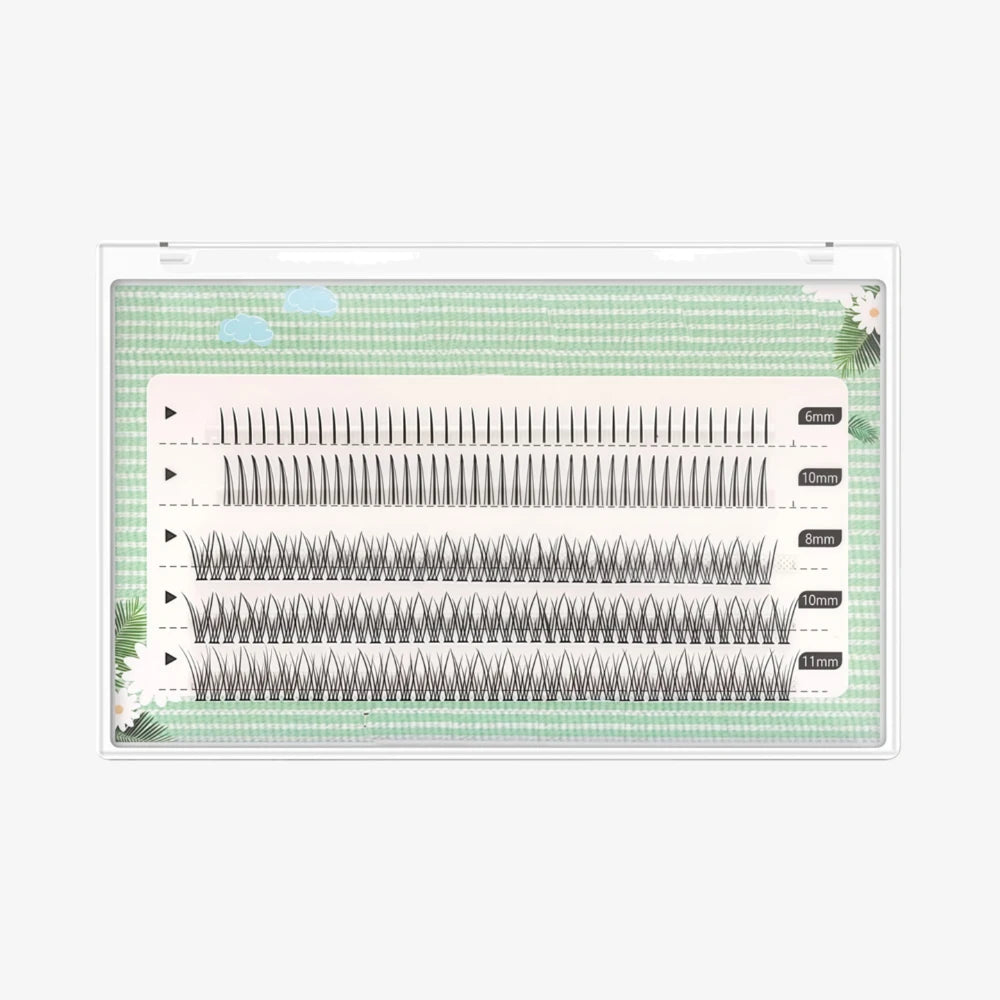 MOJIESI Five Rows Of Mixed Lower Eyelash