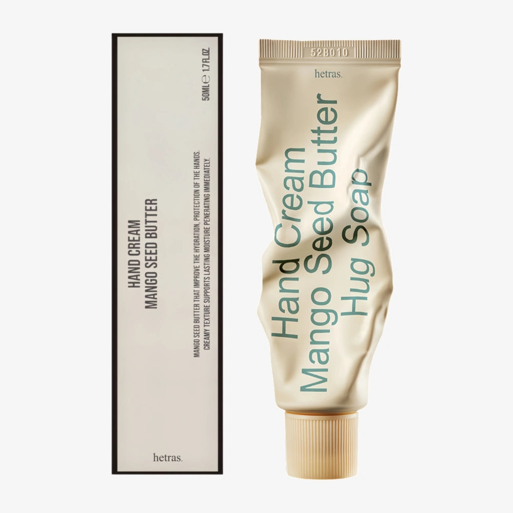 HETRAS Perfumed Mango Seed Butter Hand Cream Hug Soap 50ml