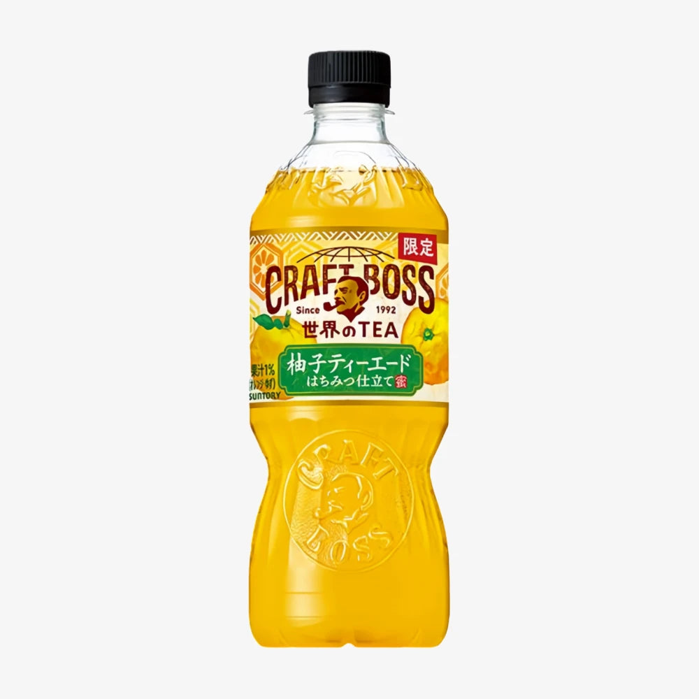 SUNTORY Craft Boss Yuzu Honey Tea 600ml
