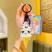 Key Chain Panda Seriel Jenga Ice Cream