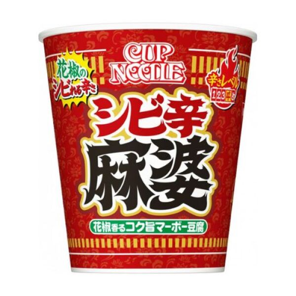 Nouilles instantanées Nissin saveur Mapo épicée au poivre du Sichuan 101 g
