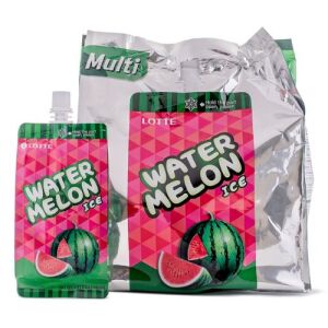 LOTTE Watermelon Ice-Bar Pouch Multi 160ml * 5