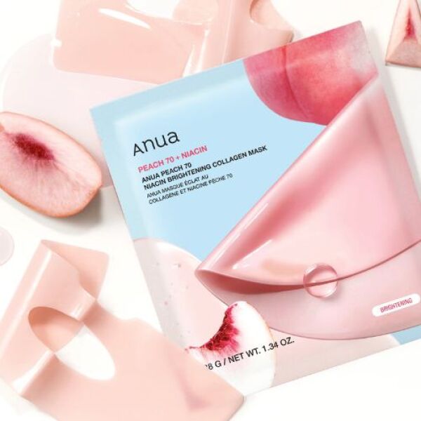 Anua Peach 70 Niacin Brightening Collagen Mask 38g