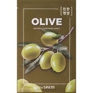 Masque en tissu à l'olive naturelle THE SAEM