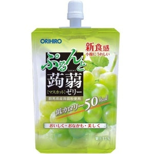 Boisson gélifiée au konjac ORIHIRO, saveur muscat, 130 g