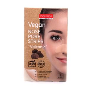 PUREDERM Vegan Nose Pore Strips Volcanic 6 Strips