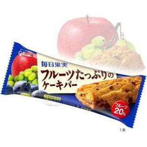 Glico Daily Fruits A cake bar full of fruits