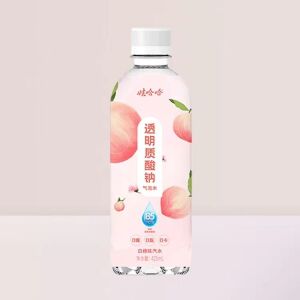Wahaha Sparkling Water (White Peach Flavor) 425ml