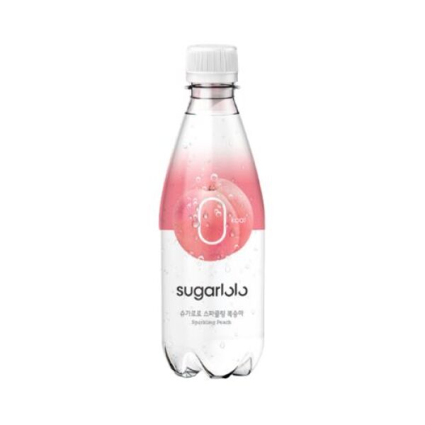 SUGARLOLO 0 kcal Sparkling Water (Peach Flavor) 350ml