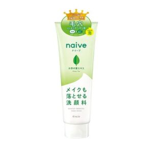 Kracie Naive Makeup Remover Facial Cleansing Foam Tea leaf extract 200g