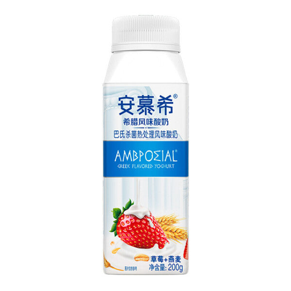 AMBPOEIAL Greek Yogurt (Strawberry & Oat Flavor )  200ml