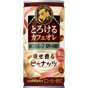SUNTORY Boss Spy X Family Coffee Peanut Flavor 185g