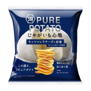 Koikeya Jagaimo Kokochi Mozzarella Cheese And Rock Salt 52g
