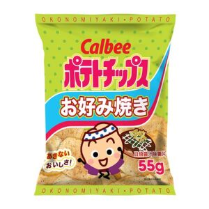 Calbee Okonomiyaki Flavor Potato Chips 55g