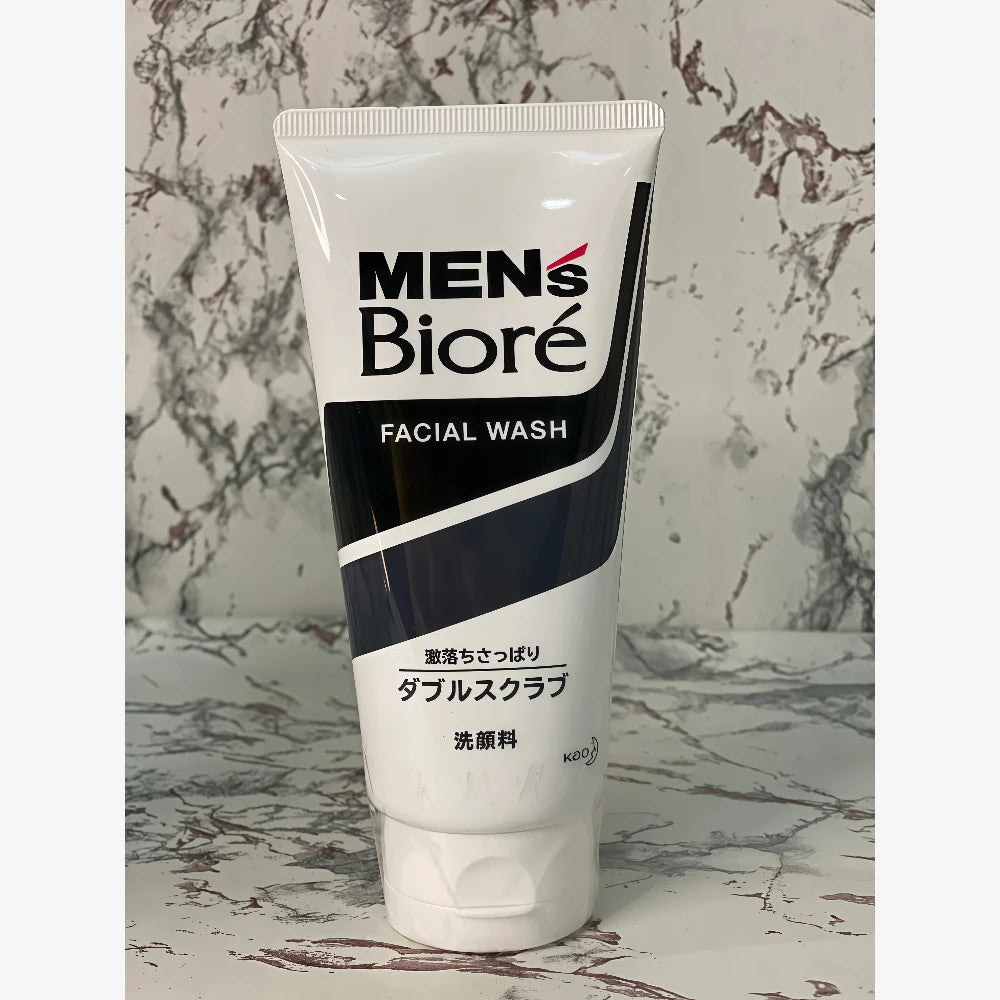 BIORE Men's Face Wash Double Scrub
