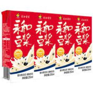 YONGHE SOYBEAN DRINK BLACK BEAN FLAVOR 4X250ML