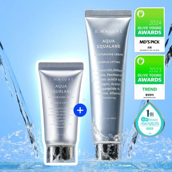 S. NATURE Aqua Squalane Moisturizing Cream Set (no longer uses!!)