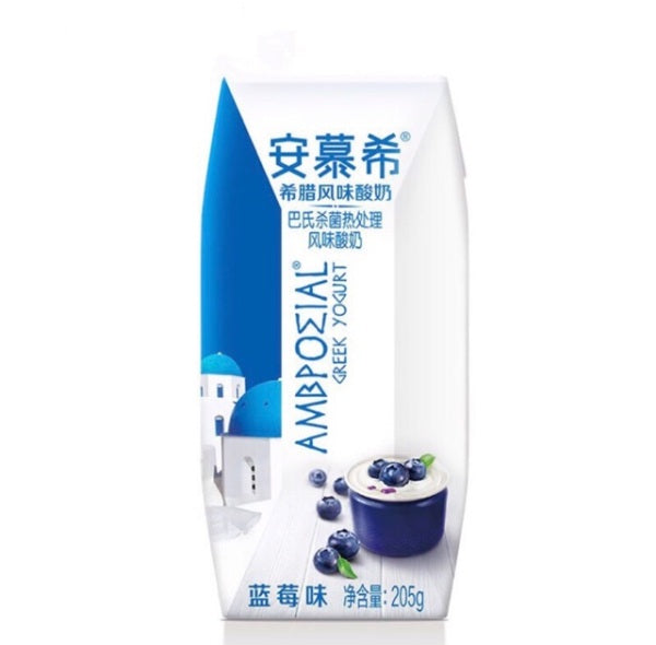 AMBPOEIAL Greek Yogurt (Blueberry Flavor )  205ml