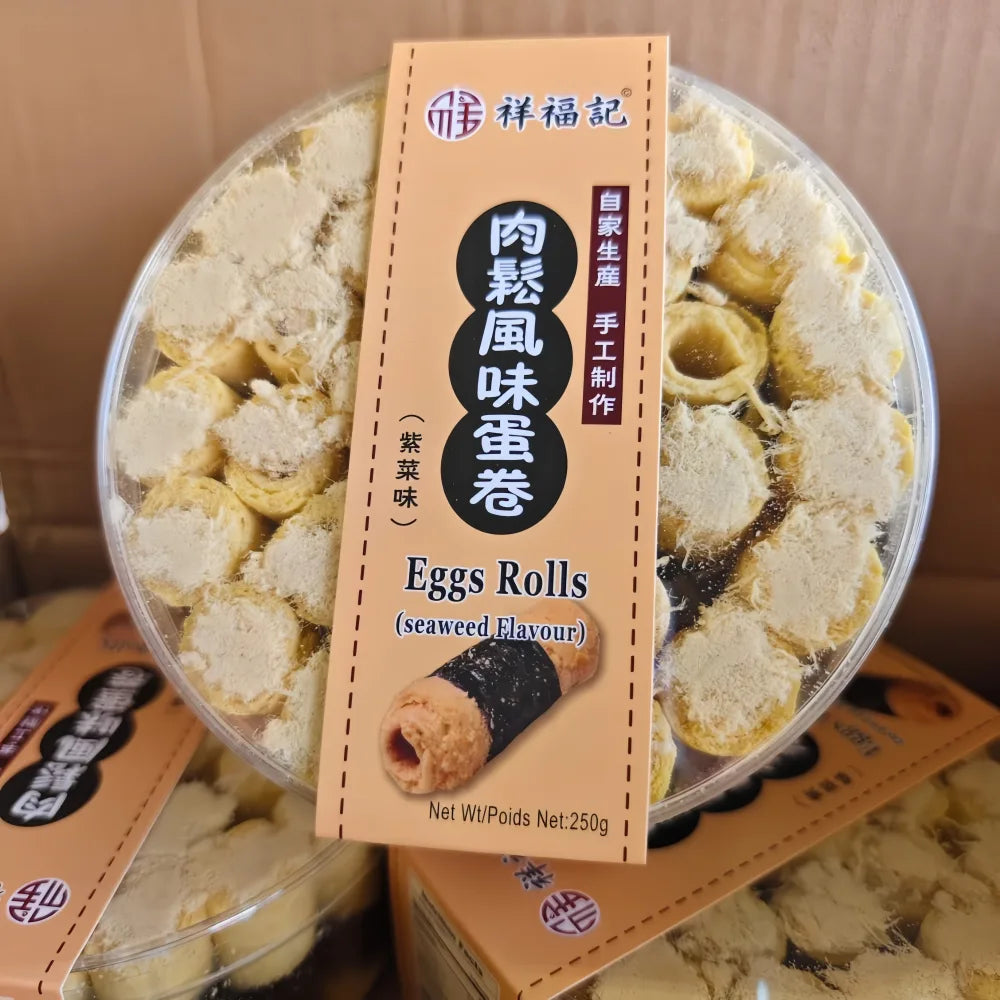 XFJ Eggs Rolls Seaweed Flavor 250g
