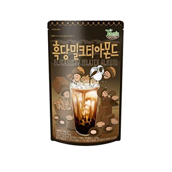 HBAF GILIM) Tom's Farm Blacksugar Milktea Almond 190g