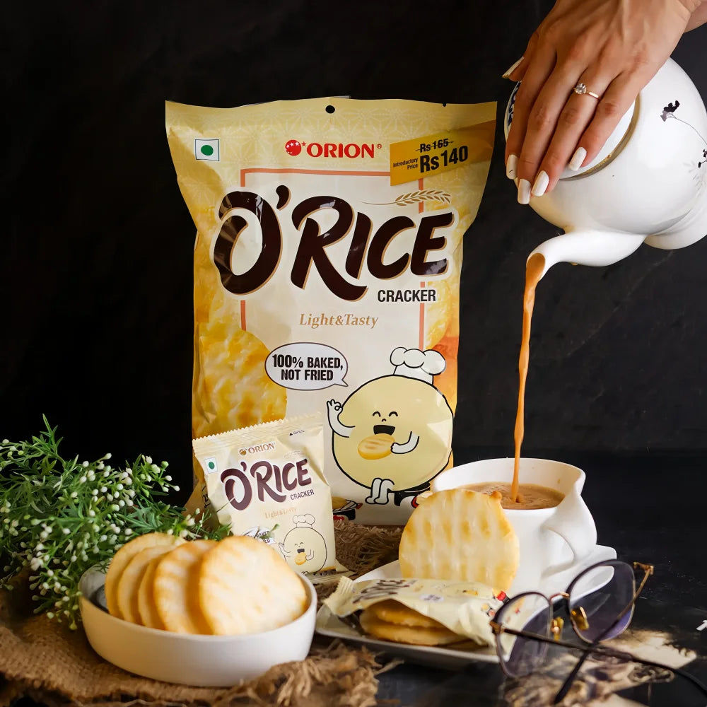 ORION O'Rice Cracker (Natural Snow Flavor) 129g