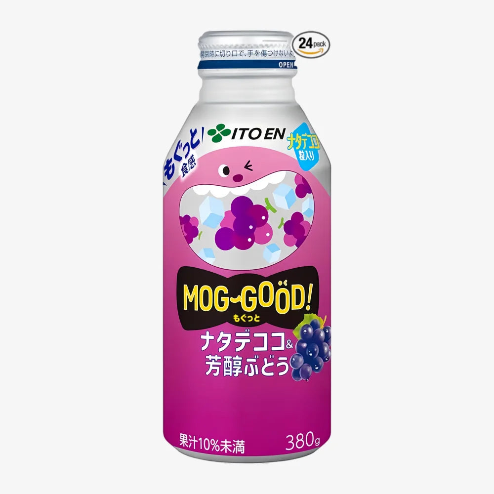 ITOEN MOG Good Nata de Coco Grape Juice 380g
