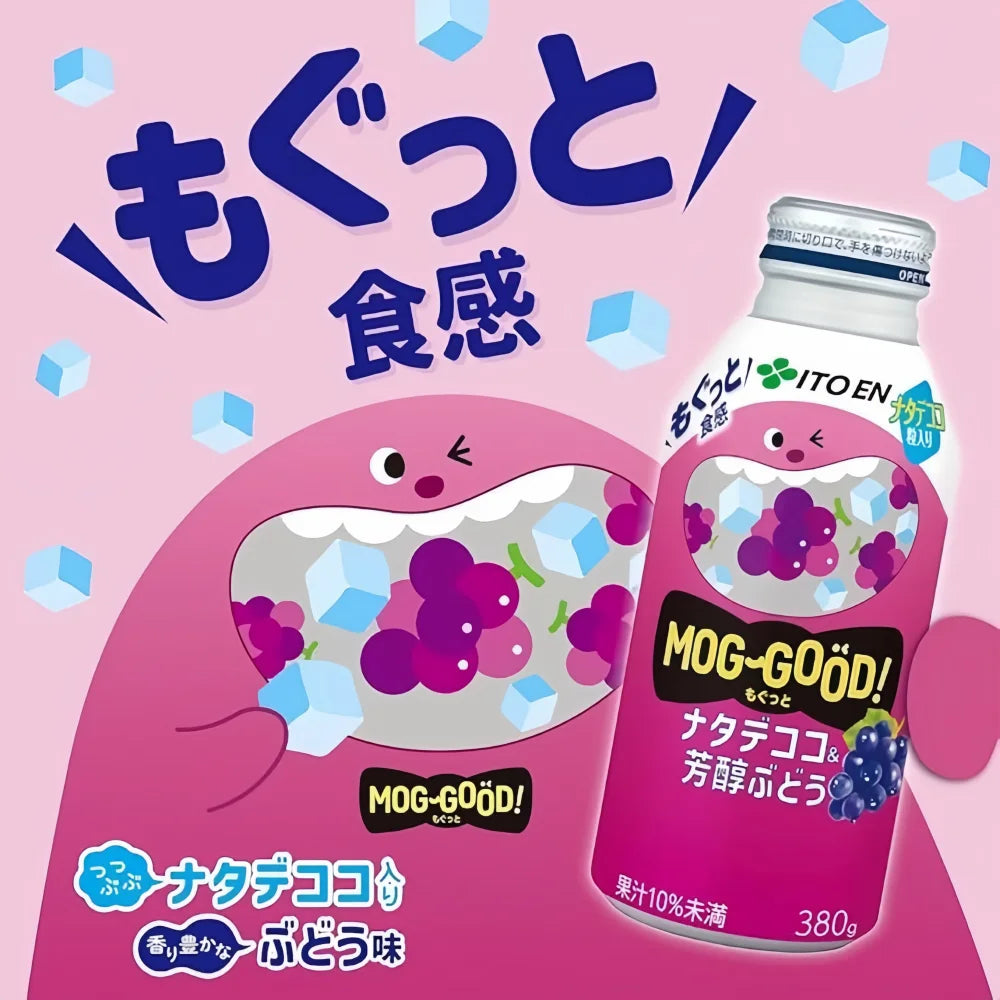 ITOEN MOG Good Nata de Coco Grape Juice 380g