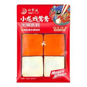XIAOLONGKAN Hot Pot Base Mixed Cube(Half Spicy & Half Three Delicacies) 80g*4