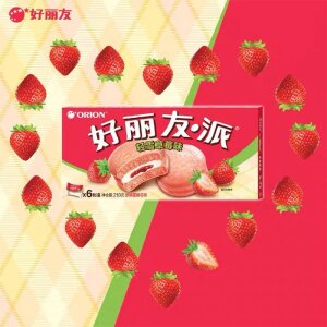 Tarte aux fraises Orion (6 pièces) 210 g