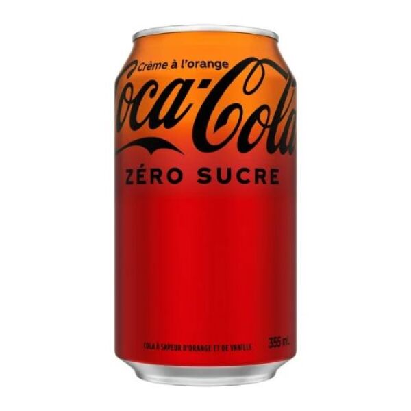 Coca-Cola Zero Sugar Orange Cream 355ml