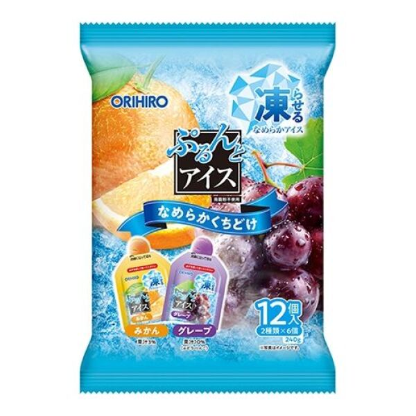 ORIHIRO Frozen Jelly Orange Grape Flavor 240g