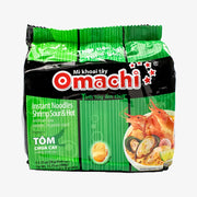 OMACHI Instant Noodles Shrimp Sour & Hot (78g*5)