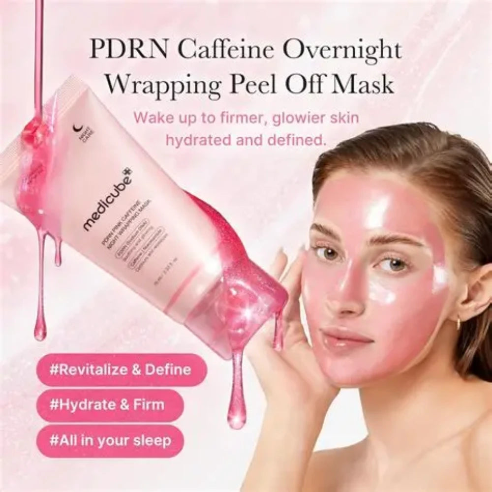 medicube PDRN Pink Caffeine Night Wrapping Mask 75ml