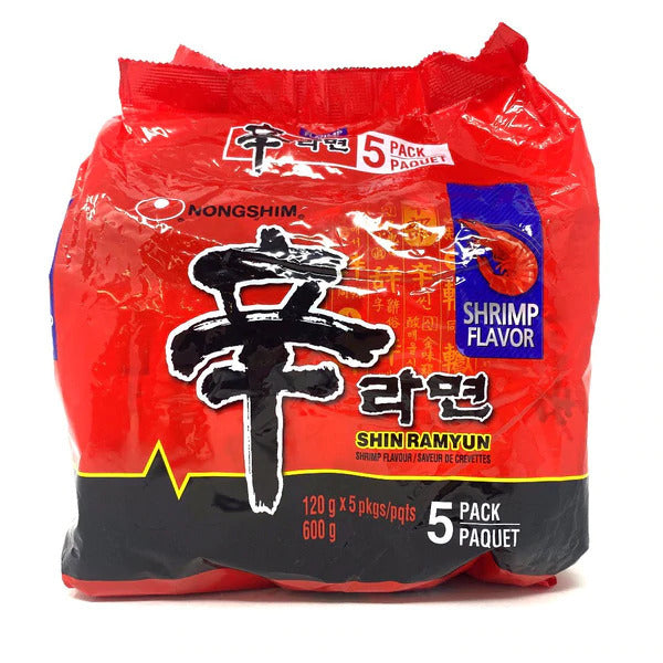 NS Shin Ramyun (saveur crevettes) 120 g x 5