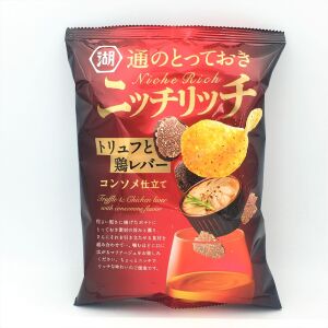 Koikeya Niche Potato Chips (Truffle and Chicken Liver Consomme Flavor) 75g