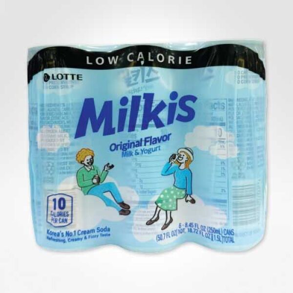 LOTTE Milkis Zero 6 x 250 ml