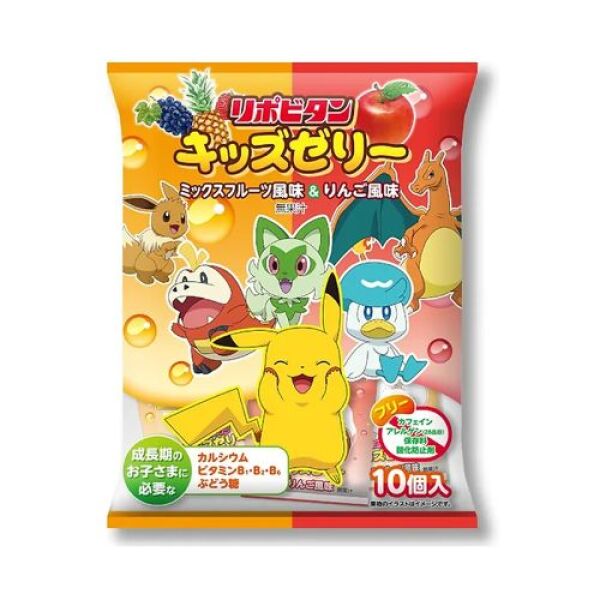 TAISHO Pokemon Fruit Jelly Mix+Apple Flavor 160g