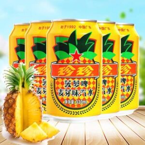 ZHEN ZHEN Pineapple Flavored Soda Drink 330ml*6