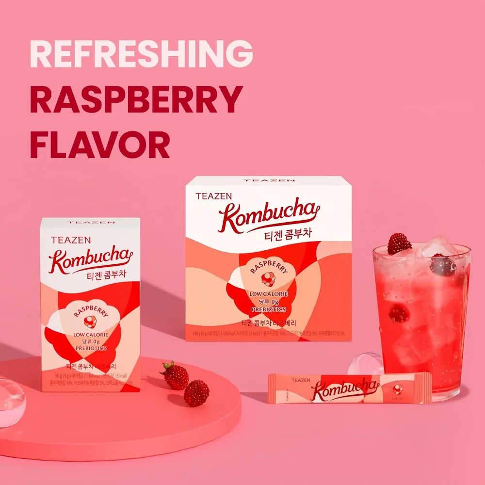 TEAZEN Kombucha Raspberry 10pcs