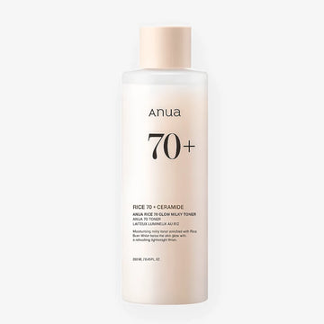 Lotion tonique lactée ANUA Rice 70+ Glow 250 ml 